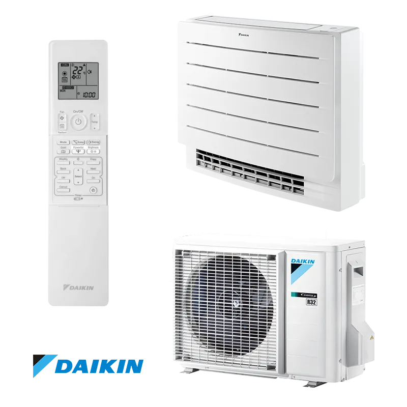 inverter-air-conditioner-daikin-perfera-fvxm25-a-rxm25-r-floor-standing Подов климатик Daikin Perfera - FVXM35A/ RXM35R, 12 000 BTU, Клас А+ - Image 1