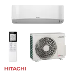 Инверторният климатик Hitachi RAK-DJ50PHAE/RAC-DJ50PHAE airHome 400 WiFi , 18000 BTU, клас А++